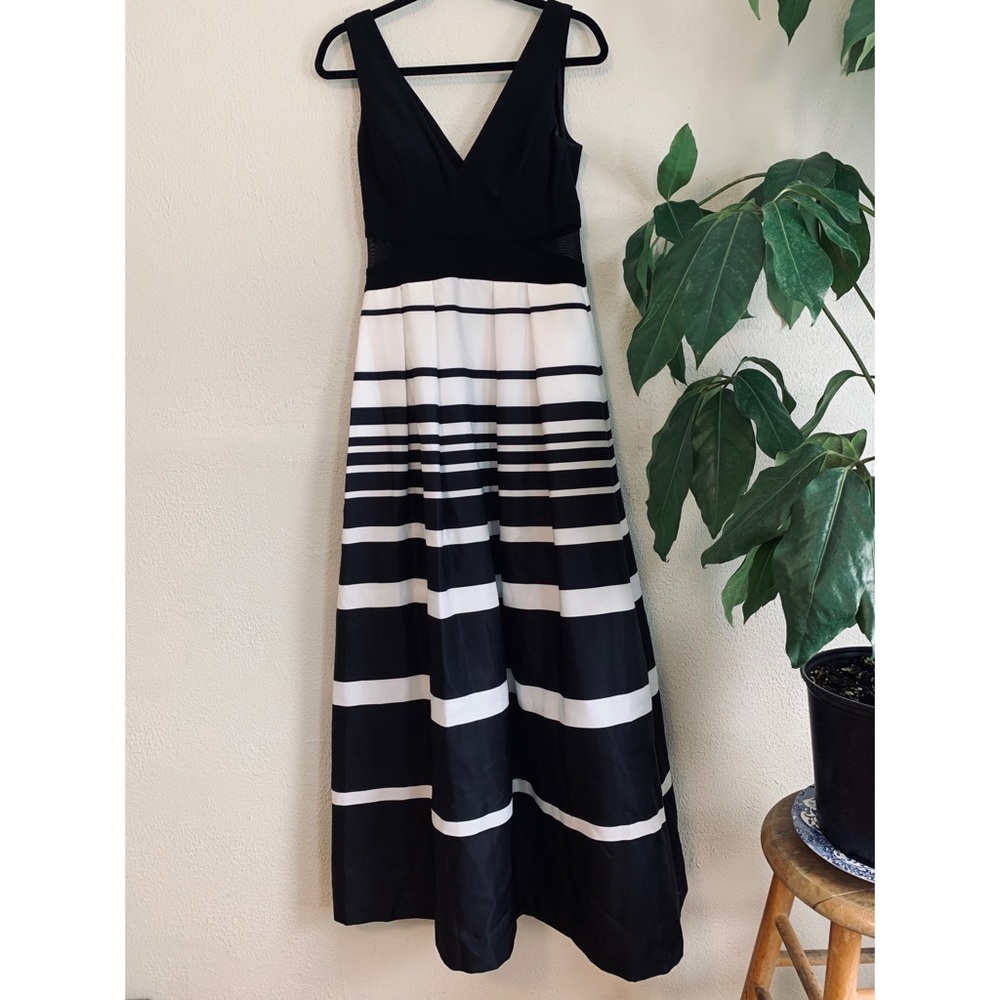 Black & White Formal A-Line Gown - Bloomingdales